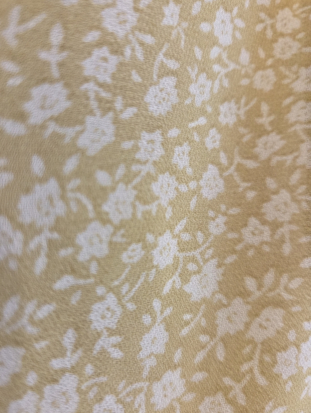 NWOT Mable Yellow Floral Off Shoulder Ruffle Dress Boho Chic Size L - Picture 5 of 9